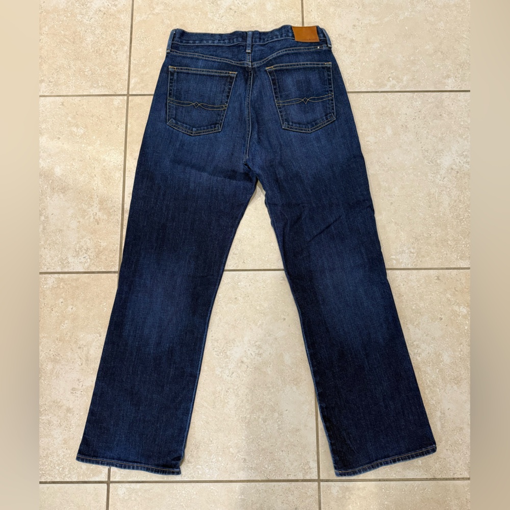 Lucky Brand 181 Relaxed Straight Fit Dark Blue Jeans - Picture 2 of 5